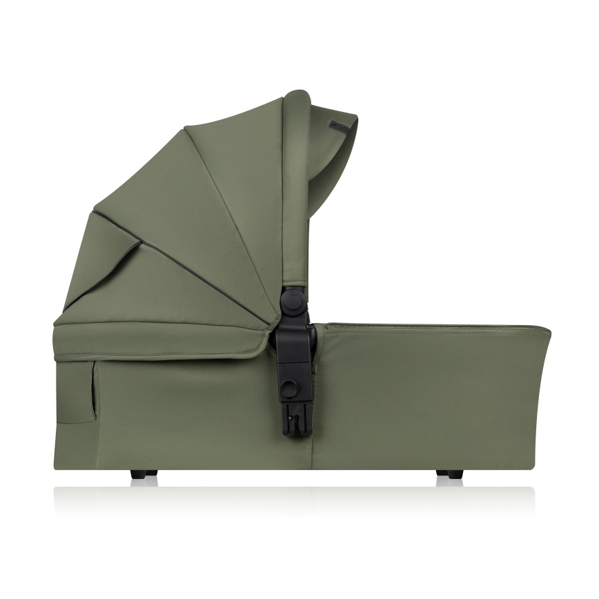 Lionelo - Комбинирана бебешка количка 3 в 1 AMBER PLUS Green Forest