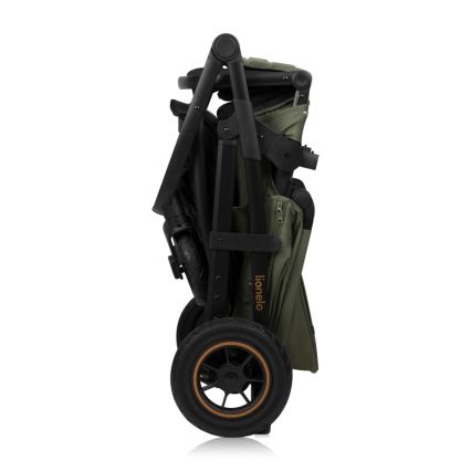 Lionelo - Комбинирана бебешка количка 3 в 1 AMBER PLUS Green Forest