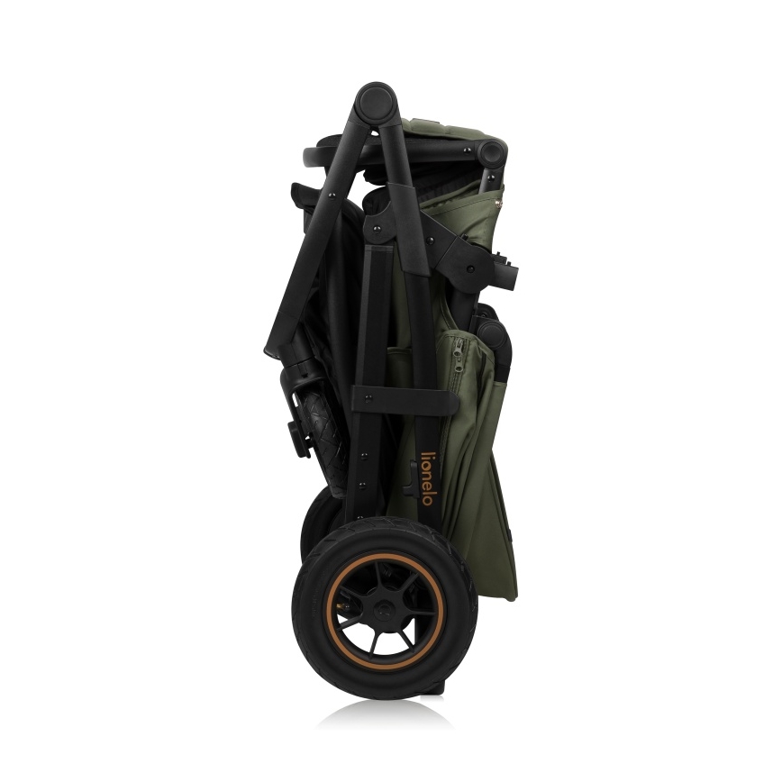 Lionelo - Комбинирана бебешка количка 3 в 1 AMBER PLUS Green Forest