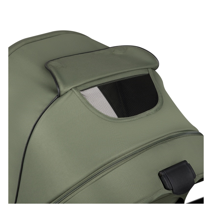 Lionelo - Комбинирана бебешка количка 3 в 1 AMBER PLUS Green Forest