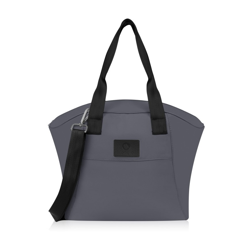 Lionelo - Комбинирана бебешка количка 3 в 1 AMBER PLUS Сив графит