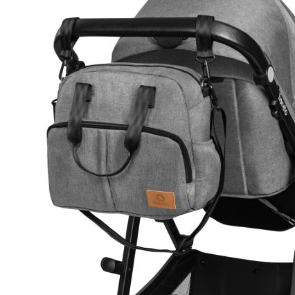 Lionelo - Комбинирана бебешка количка 3 в 1 BIANKA Grey Stone