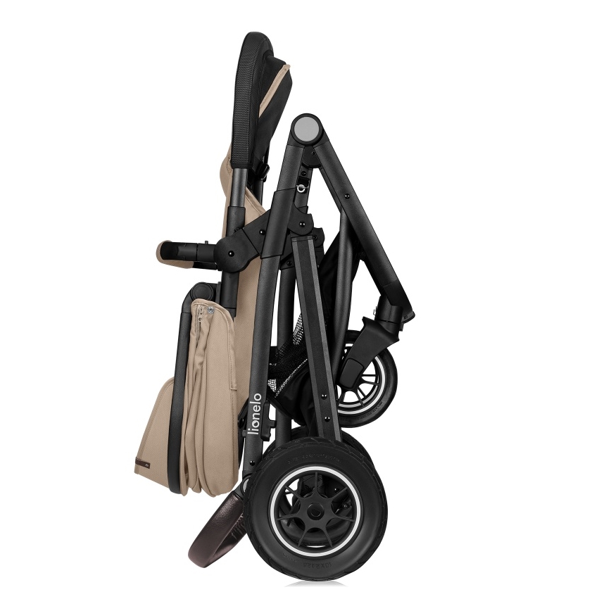 Lionelo - Комбинирана бебешка количка 3 в 1 BIANKA Пясъчно бежово