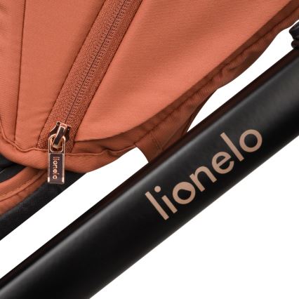 Lionelo - Комбинирана бебешка количка 3 в 1 LAYLA Brown Rust