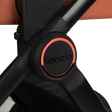 Lionelo - Комбинирана бебешка количка 3 в 1 LAYLA Brown Rust