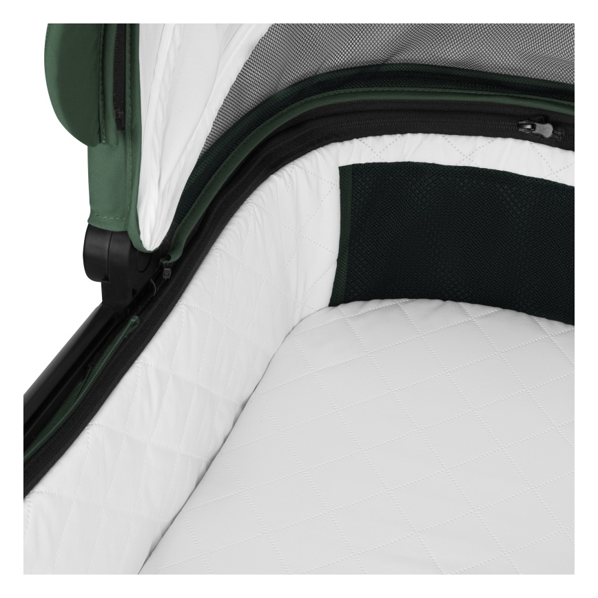 Lionelo - Комбинирана бебешка количка 3 в 1 LAYLA Green Forest