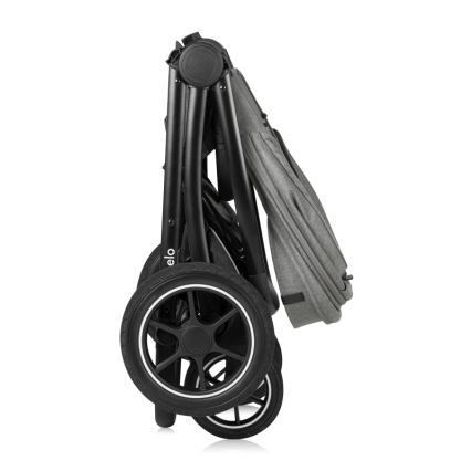 Lionelo - Комбинирана бебешка количка 3 в 1 MERIL Grey Stone