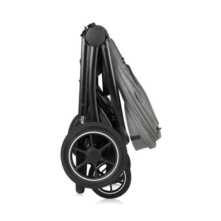 Lionelo - Комбинирана бебешка количка 3 в 1 MERIL Grey Stone