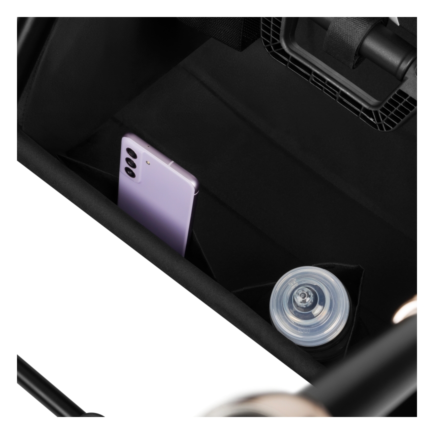 Lionelo - Комбинирана бебешка количка 3 в 1 MIKA PLUS ръждиво-кафява