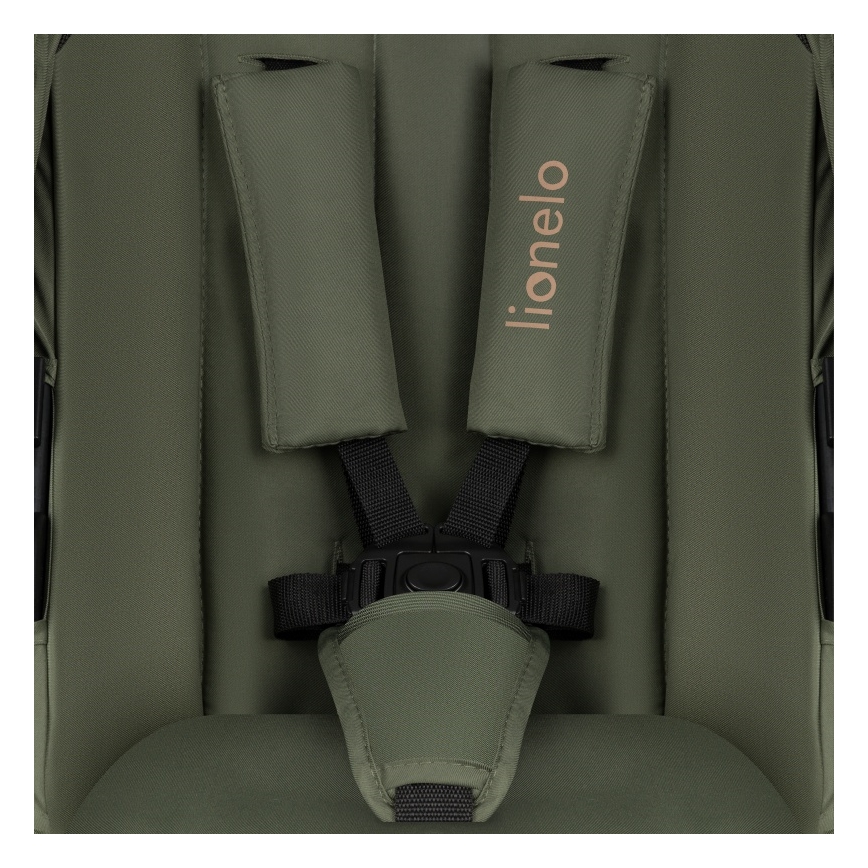 Lionelo - Комбинирана бебешка количка 2 в 1 AMBER PLUS Green Forest