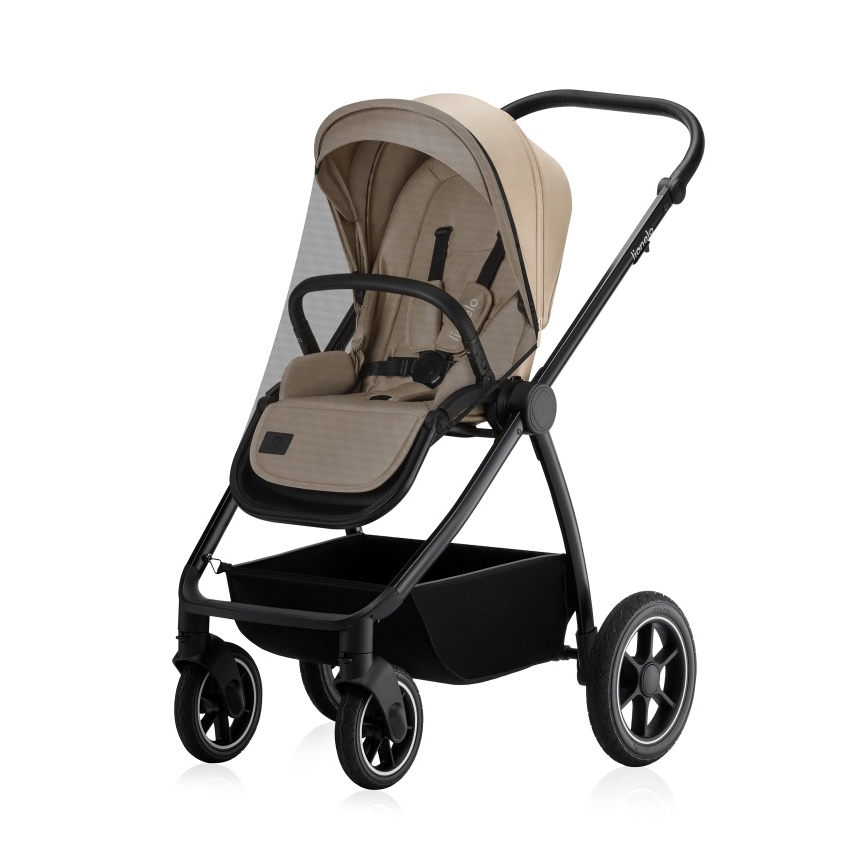 Lionelo - Комбинирана бебешка количка 2 в 1 MERIL Beige Sand