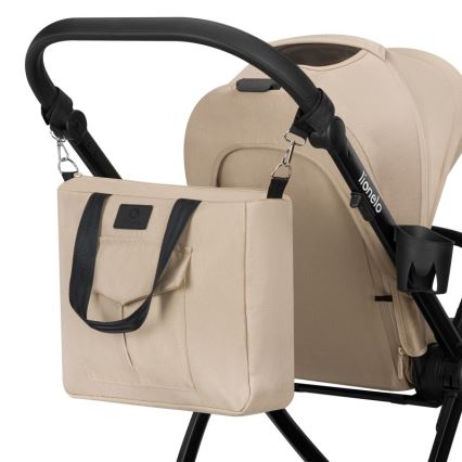 Lionelo - Комбинирана бебешка количка 2 в 1 MERIL Beige Sand