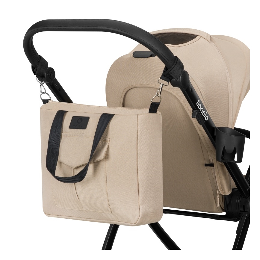 Lionelo - Комбинирана бебешка количка 2 в 1 MERIL Beige Sand