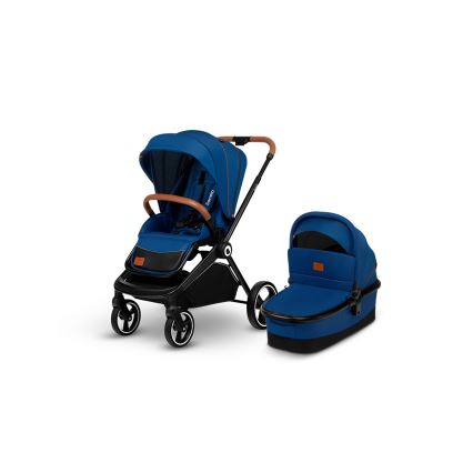 Lionelo - Комбинирана бебешка количка 2 в 1 MIKA Blue Navy