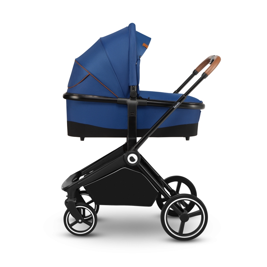 Lionelo - Комбинирана бебешка количка 2 в 1 MIKA Blue Navy