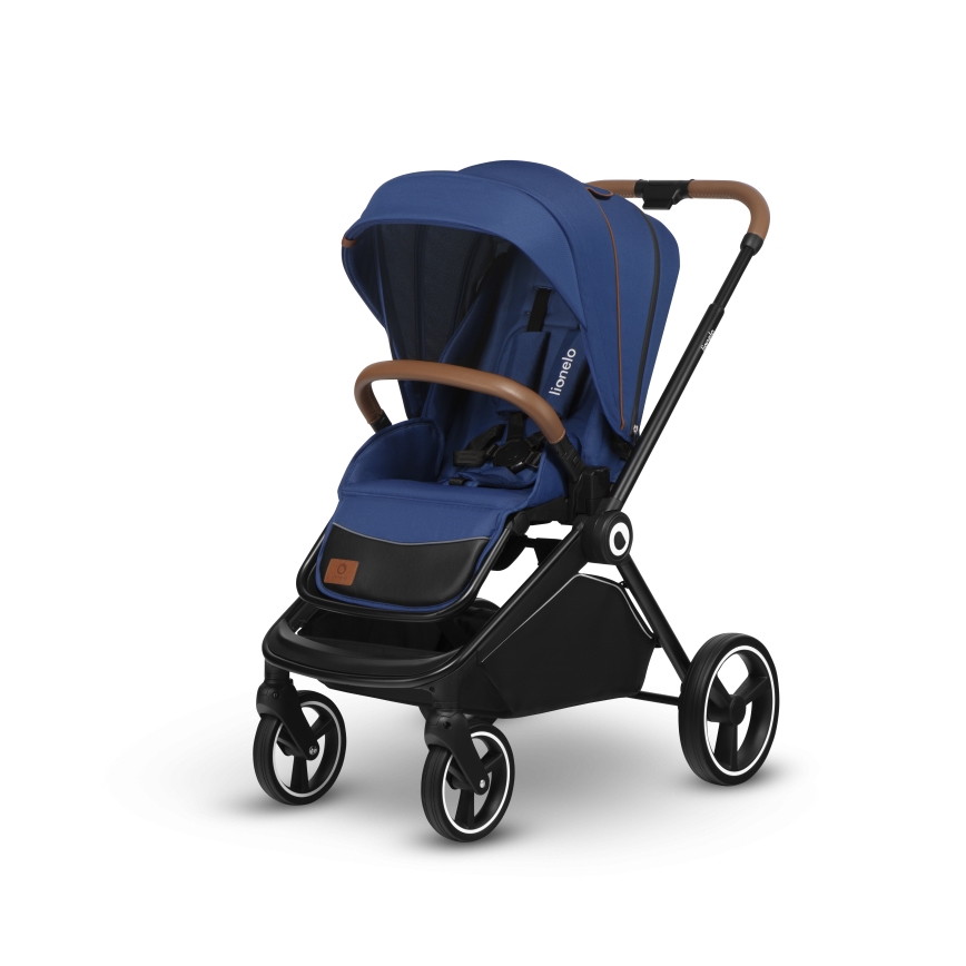 Lionelo - Комбинирана бебешка количка 2 в 1 MIKA Blue Navy