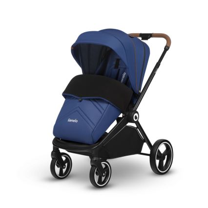 Lionelo - Комбинирана бебешка количка 2 в 1 MIKA Blue Navy