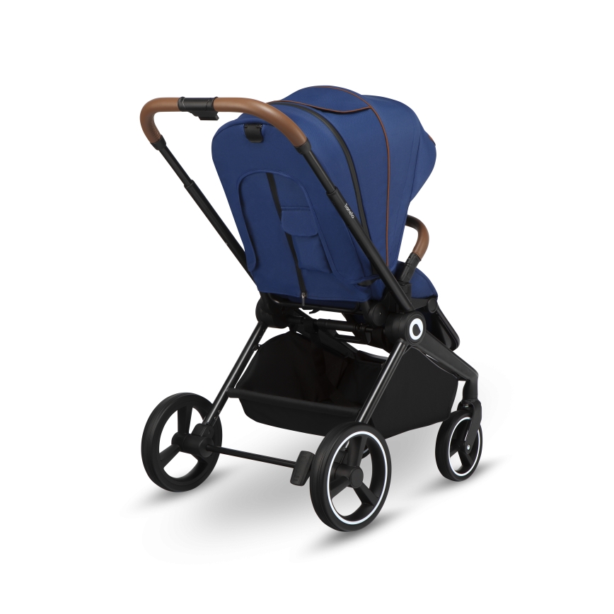 Lionelo - Комбинирана бебешка количка 2 в 1 MIKA Blue Navy