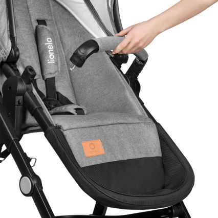 Lionelo - Комбинирана бебешка количка 3 в 1 BIANKA Grey Stone