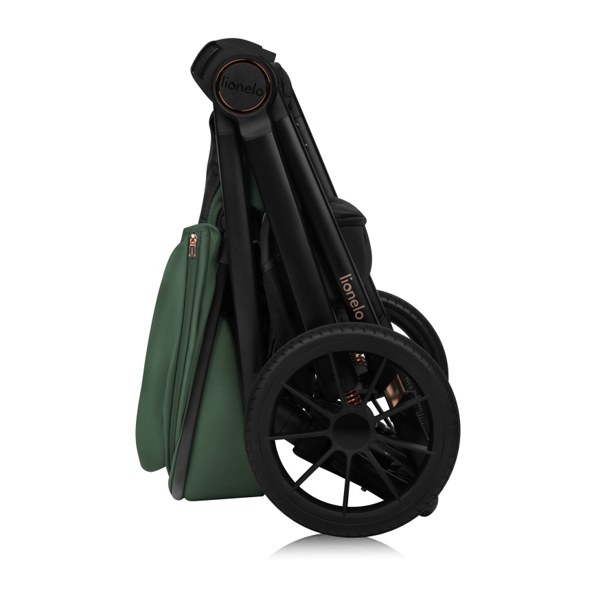 Lionelo - Комбинирана бебешка количка 3 в 1 LAYLA Зелена гора