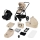 Lionelo - Комбинирана бебешка количка 3 в 1 MERIL Beige Sand