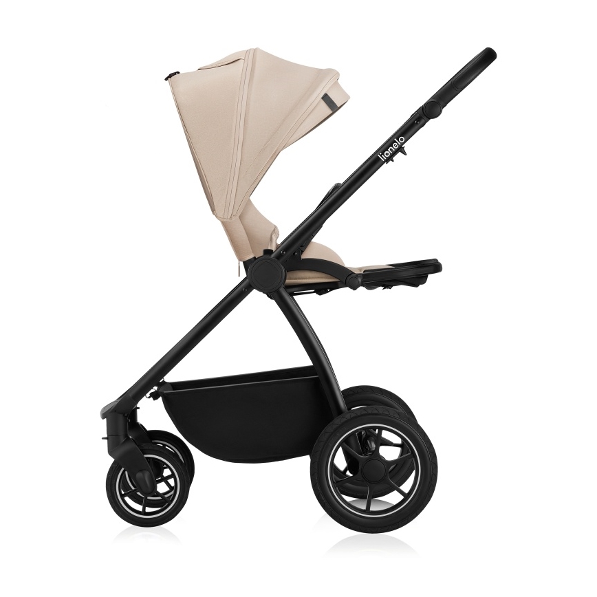 Lionelo - Комбинирана бебешка количка 3 в 1 MERIL Beige Sand