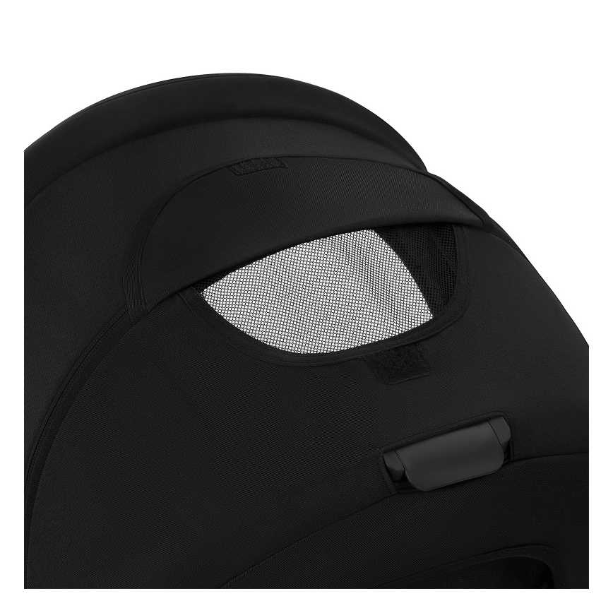 Lionelo - Комбинирана бебешка количка 3 в 1 MERIL Black Onyx