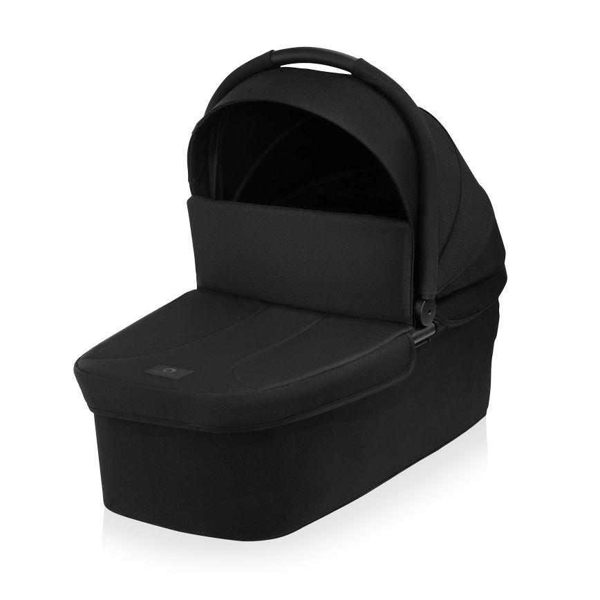 Lionelo - Комбинирана бебешка количка 3 в 1 MERIL Black Onyx