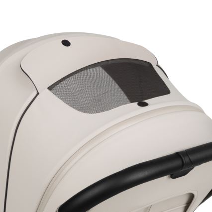 Lionelo - Комбинирана детска количка 3 в 1 MIKA PLUS бежов пясък