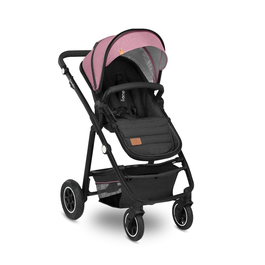 Lionelo - Комбинирана детска количка 2 в 1 AMBER Pink Rose