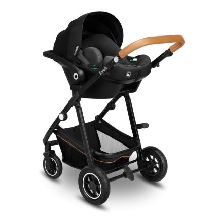 Lionelo - Комбинирана детска количка 3 в 1 AMBER Grey Graphite