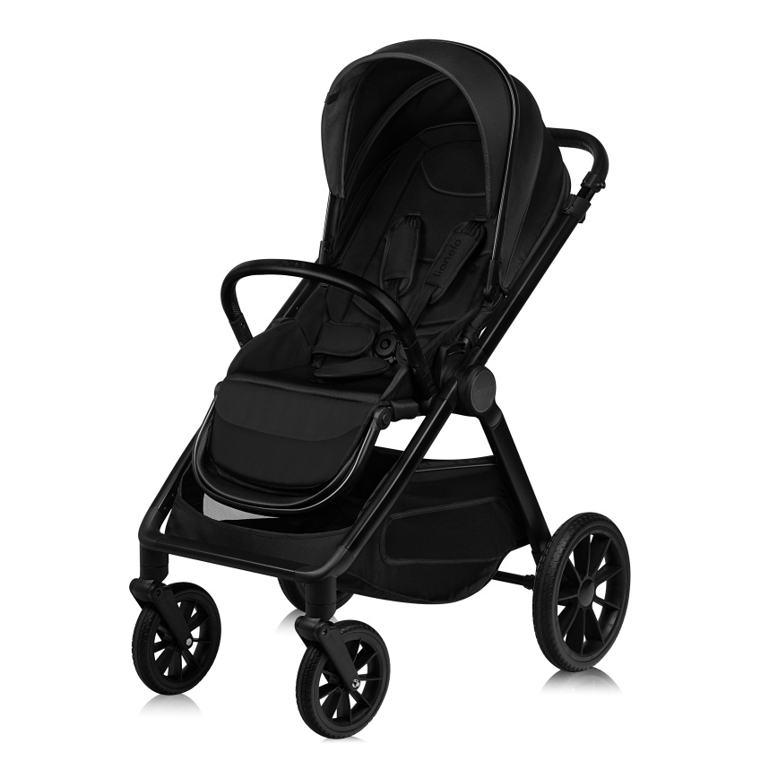 Lionelo - Комбинирана количка 2 в 1 LAYLA Black Onyx