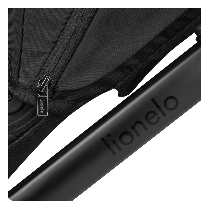 Lionelo - Комбинирана количка 2 в 1 LAYLA Black Onyx