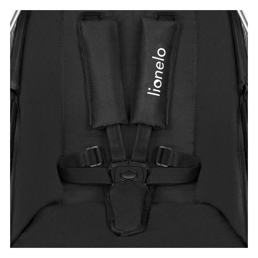 Lionelo - Комбинирана количка 3 в 1 AMBER, черно-сребрист