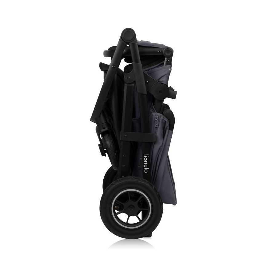 Lionelo - Комбинирана количка 3 в 1 AMBER PLUS графитено сиво