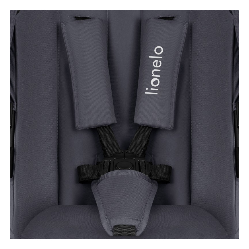 Lionelo - Комбинирана количка 3 в 1 AMBER PLUS графитено сиво