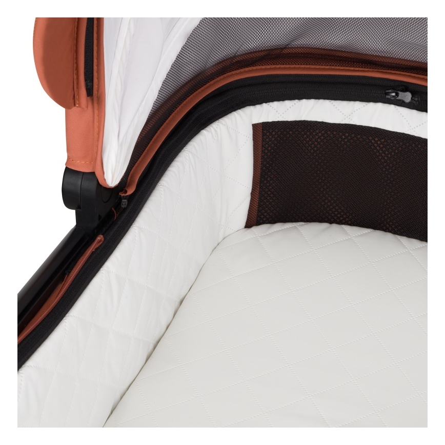 Lionelo - Комбинирана количка 3 в 1 LAYLA ръждиво-кафява