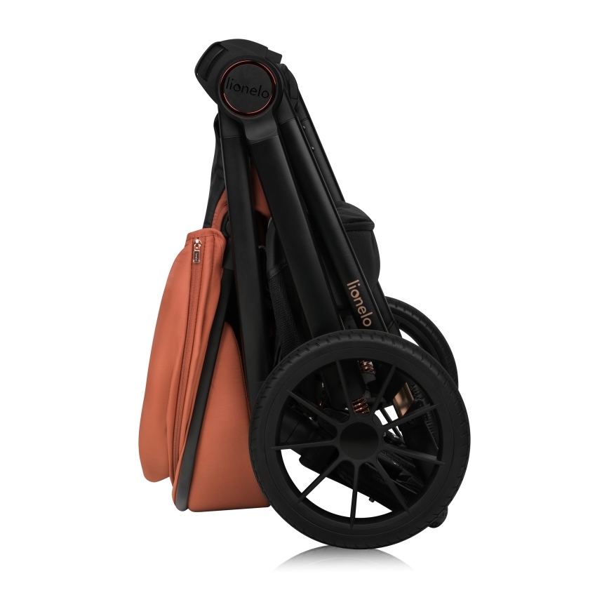 Lionelo - Комбинирана количка 3 в 1 LAYLA ръждиво-кафява