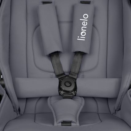 Lionelo - Комбинирана количка 3в1 MIKA PLUS Grey Stone