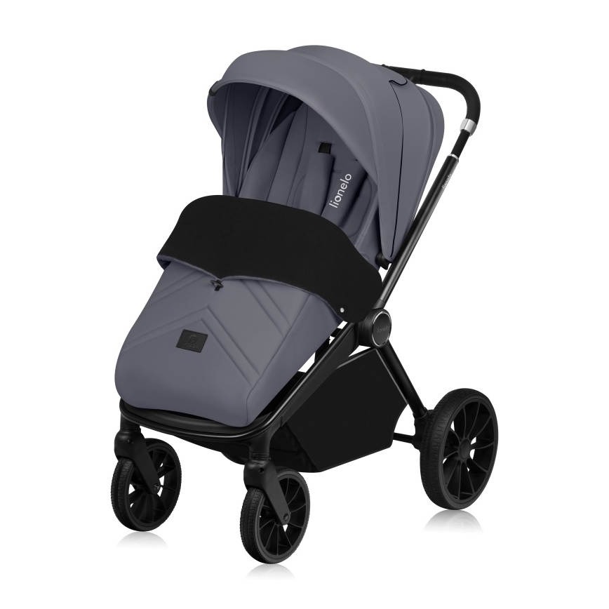Lionelo - Комбинирана количка 3в1 MIKA PLUS Grey Stone