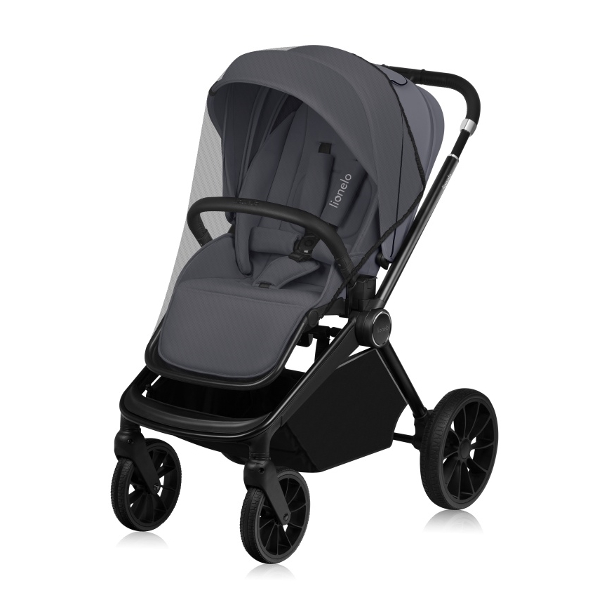 Lionelo - Комбинирана количка 3в1 MIKA PLUS Grey Stone