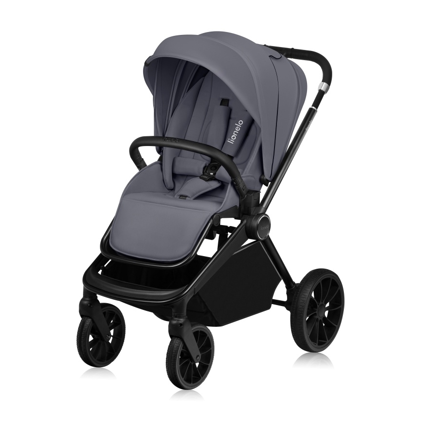 Lionelo - Комбинирана количка 3в1 MIKA PLUS Grey Stone