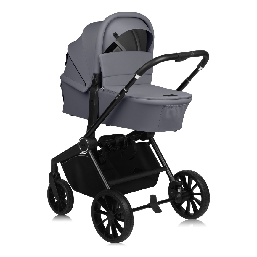 Lionelo - Комбинирана количка 3в1 MIKA PLUS Grey Stone