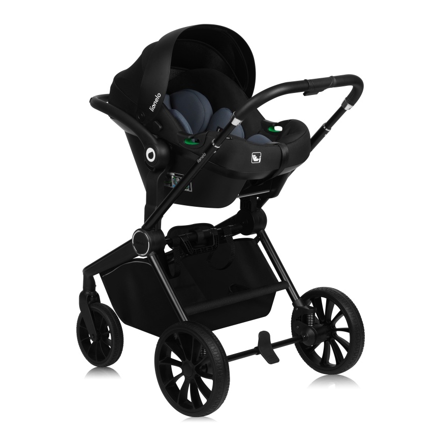 Lionelo - Комбинирана количка 3в1 MIKA PLUS Grey Stone