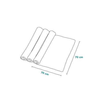 Lionelo - комплект от 3 бамбукови пелени BAMBOO SET 70x70 см Dot