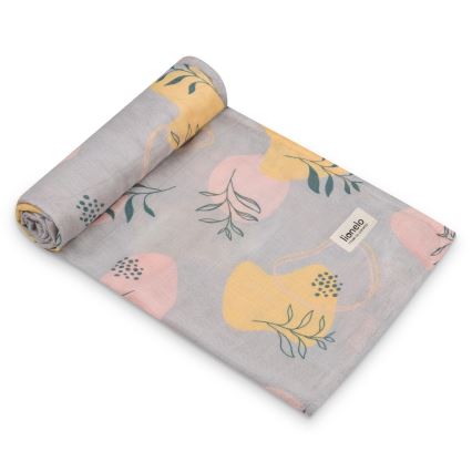 Lionelo - Комплект от 3 бамбукови пелени BAMBOO SET 70x70 см Leaf