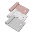 Lionelo - Комплект от 3 бамбукови пелени BAMBOO SET 70x70 см Rainbow
