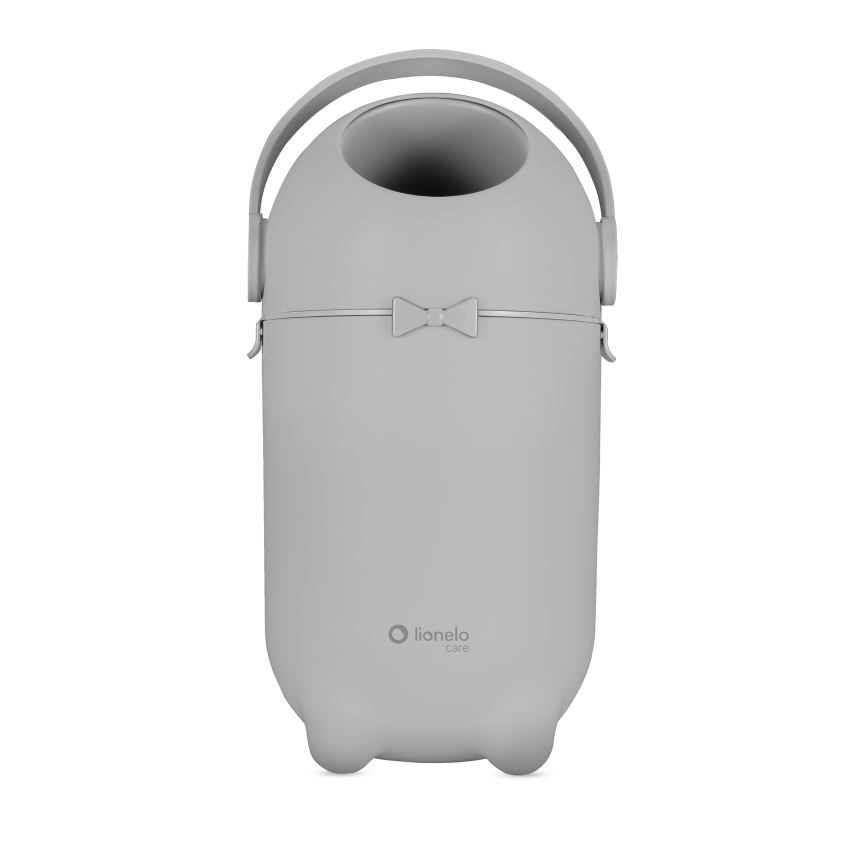 Lionelo - Кош за памперси PUREBIN 10 л, сив