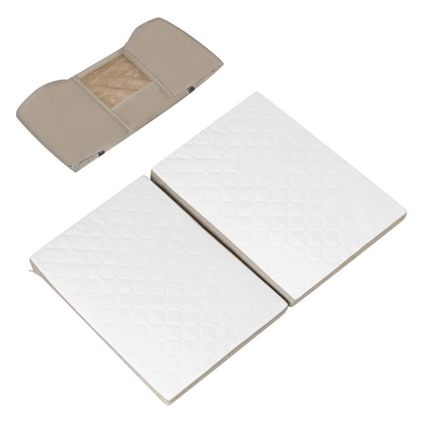 Lionelo - Креватче за пътуване 3 в 1 ALICE бежово/оливково