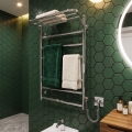 Лира за баня HOME 95W/230V 77x53 cm неръждаема стомана/хром, дясна